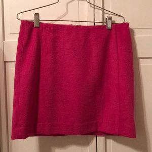 Cute wool hot pink skirt